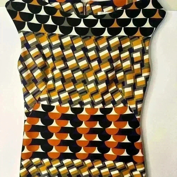 J Taylor Size 4 Sheath Dress.  Sleeveless. Multicolor. NWOT. Zipper Clos… - Picture 3 of 10
